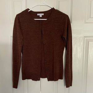 New York & Company brown cardigan women’s sweater size small perfect for fall!